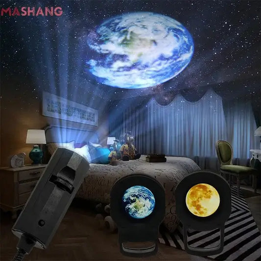 Cosmic Mini Star Projector β 3 Lens Night Lamp