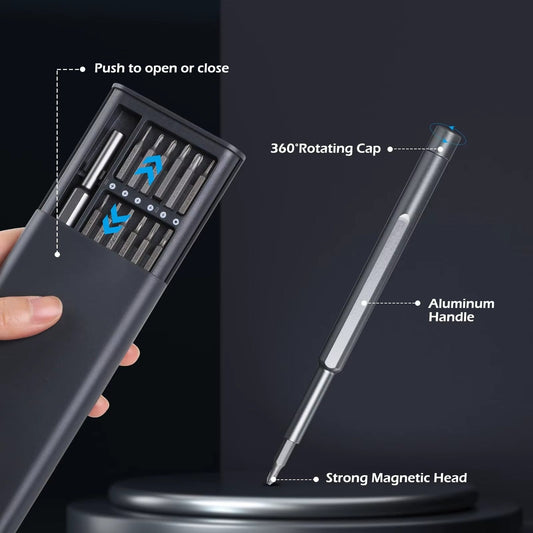 Professional 24-in-1 Magnetic Screwdriver Repair Tool Kit
