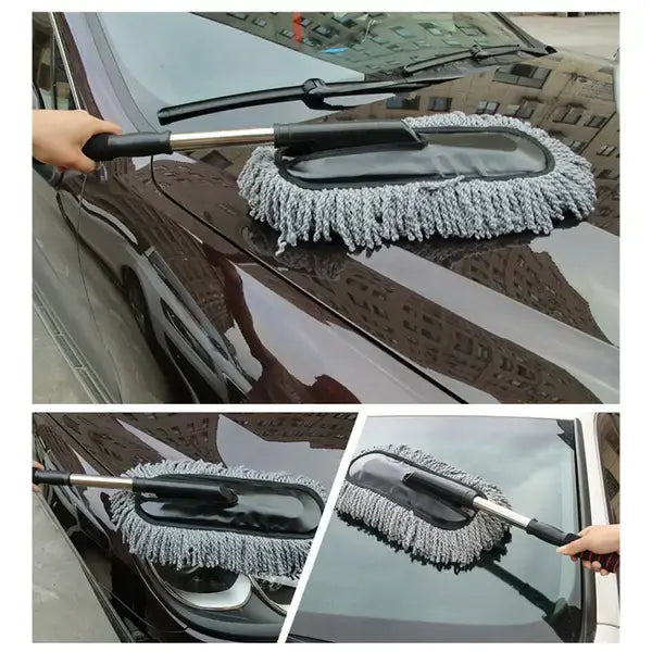 34-inch Microfiber Extendable Car Duster — used by 2,500+ Pakistanis