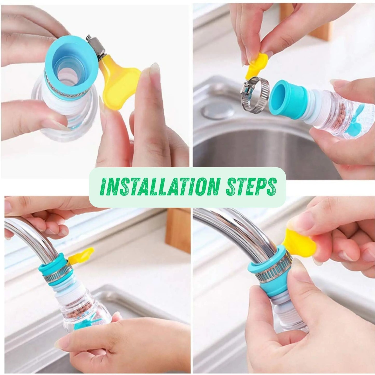360° Rotating Kitchen Water Tap (3 PCS Bundle Offer)