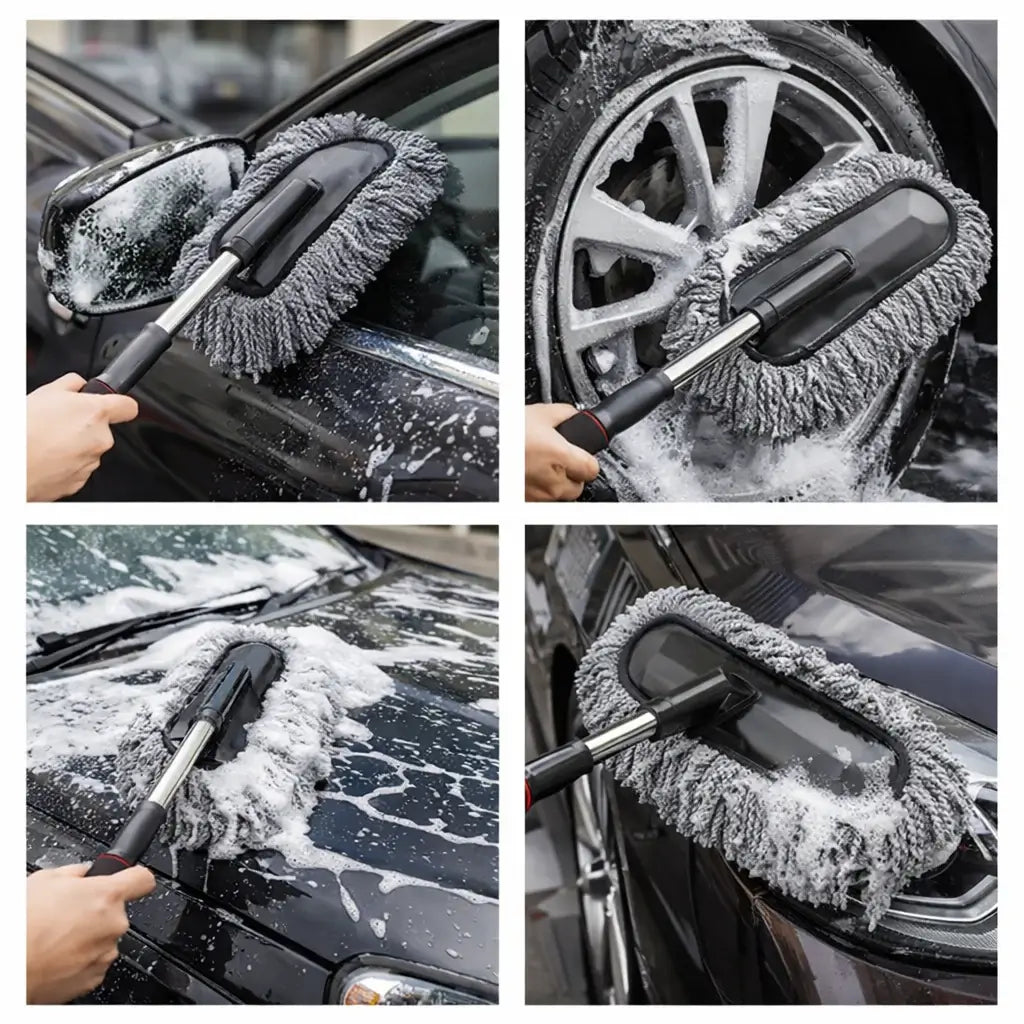 34-inch Microfiber Extendable Car Duster — used by 2,500+ Pakistanis