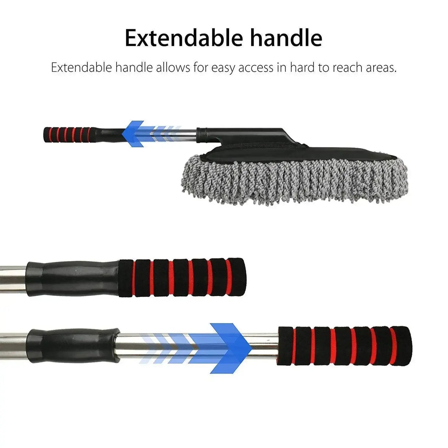 34-inch Microfiber Extendable Car Duster — used by 2,500+ Pakistanis