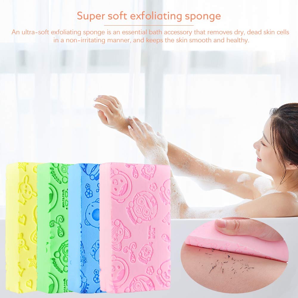 Soft Silicone Body Scrubber ( PACK OF 2 PCS )
